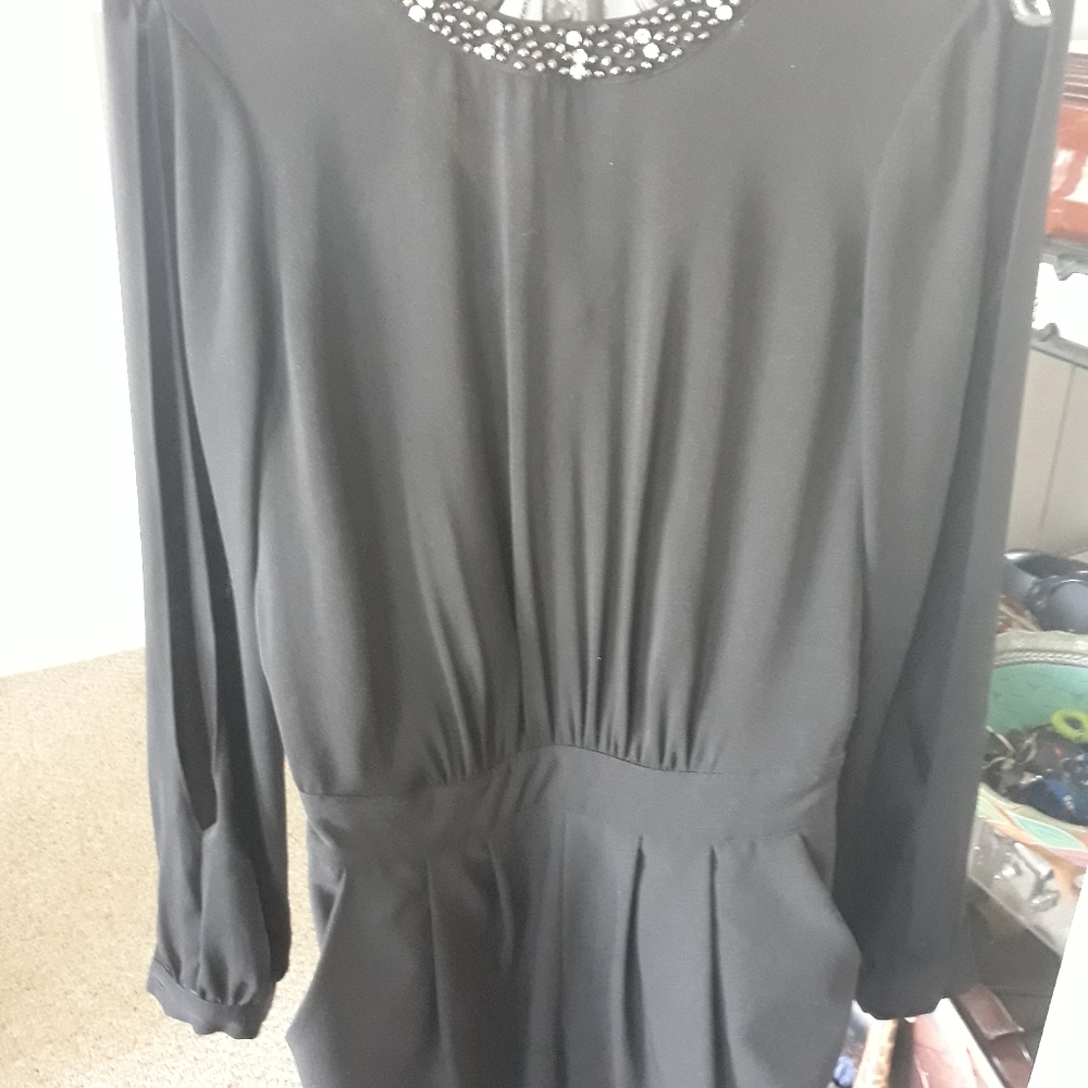 Guess short jump suit black size 0